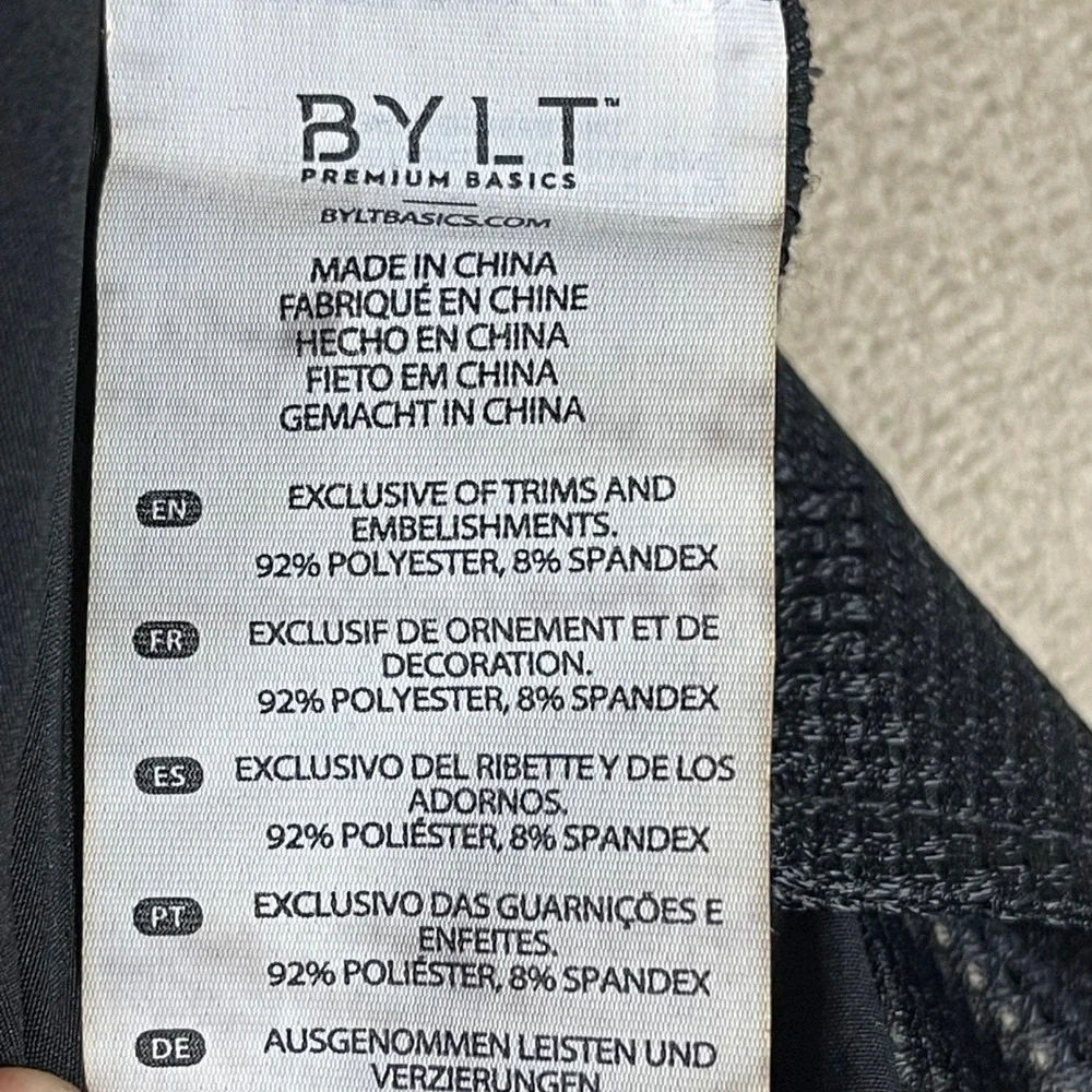 BYLT Shorts Mens 40 PCF_SHO Black Performance Stretch Boardshorts NEW